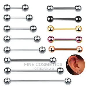 1pc 14guage Stainless Steel Industrial Barbell Body Jewelry