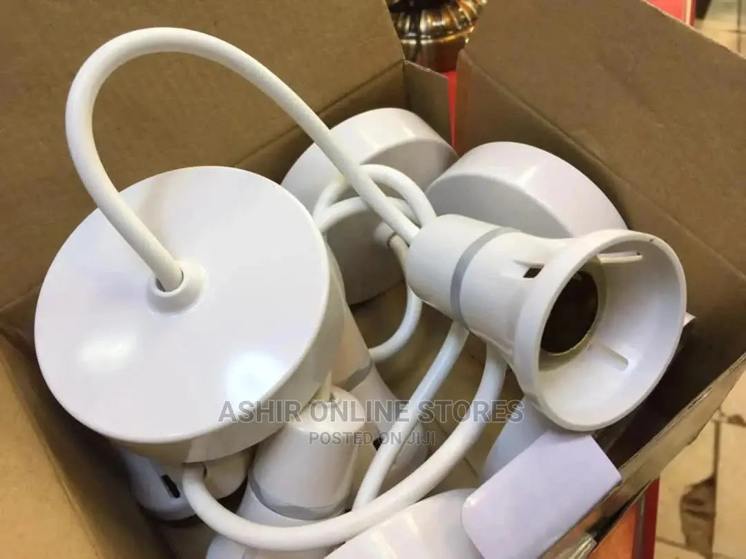 Original Hanging Lamp Holders +Ceiling Rose and Clear Base