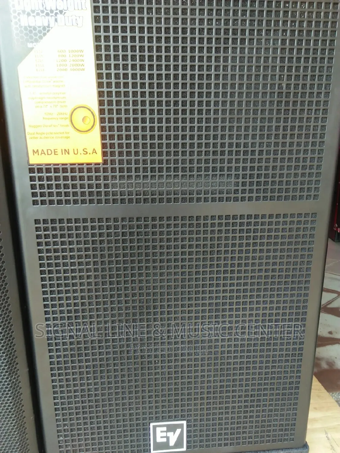 Ev Medal Range Speaker Black C