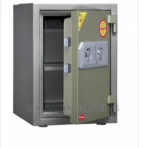 Universal Steel Fire Resistant Double Keylock Vault Safe Box