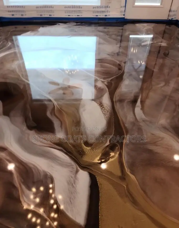 Epoxy Marble Flooring and Countertops