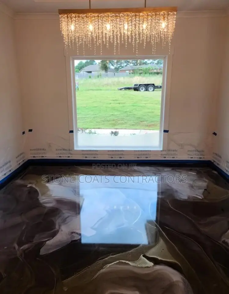Epoxy Marble Flooring and Countertops