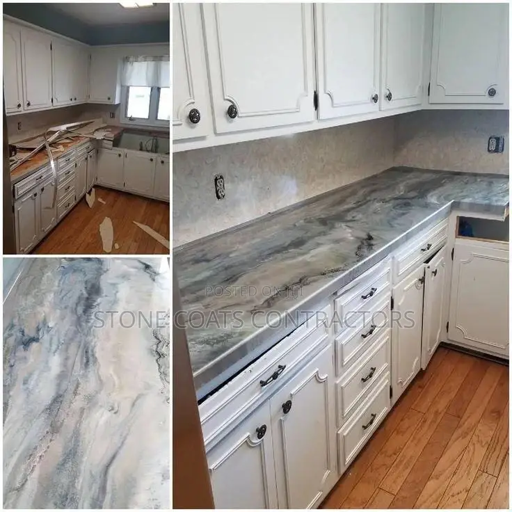 Epoxy Marble Flooring and Countertops