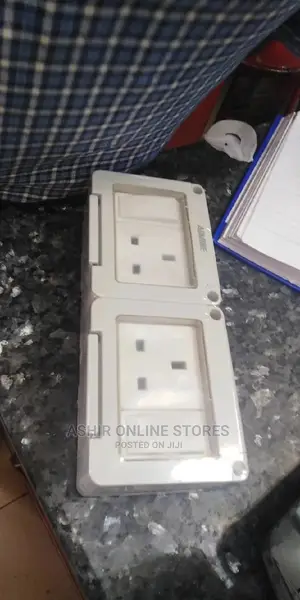 Plastic Water Proof Double Socket