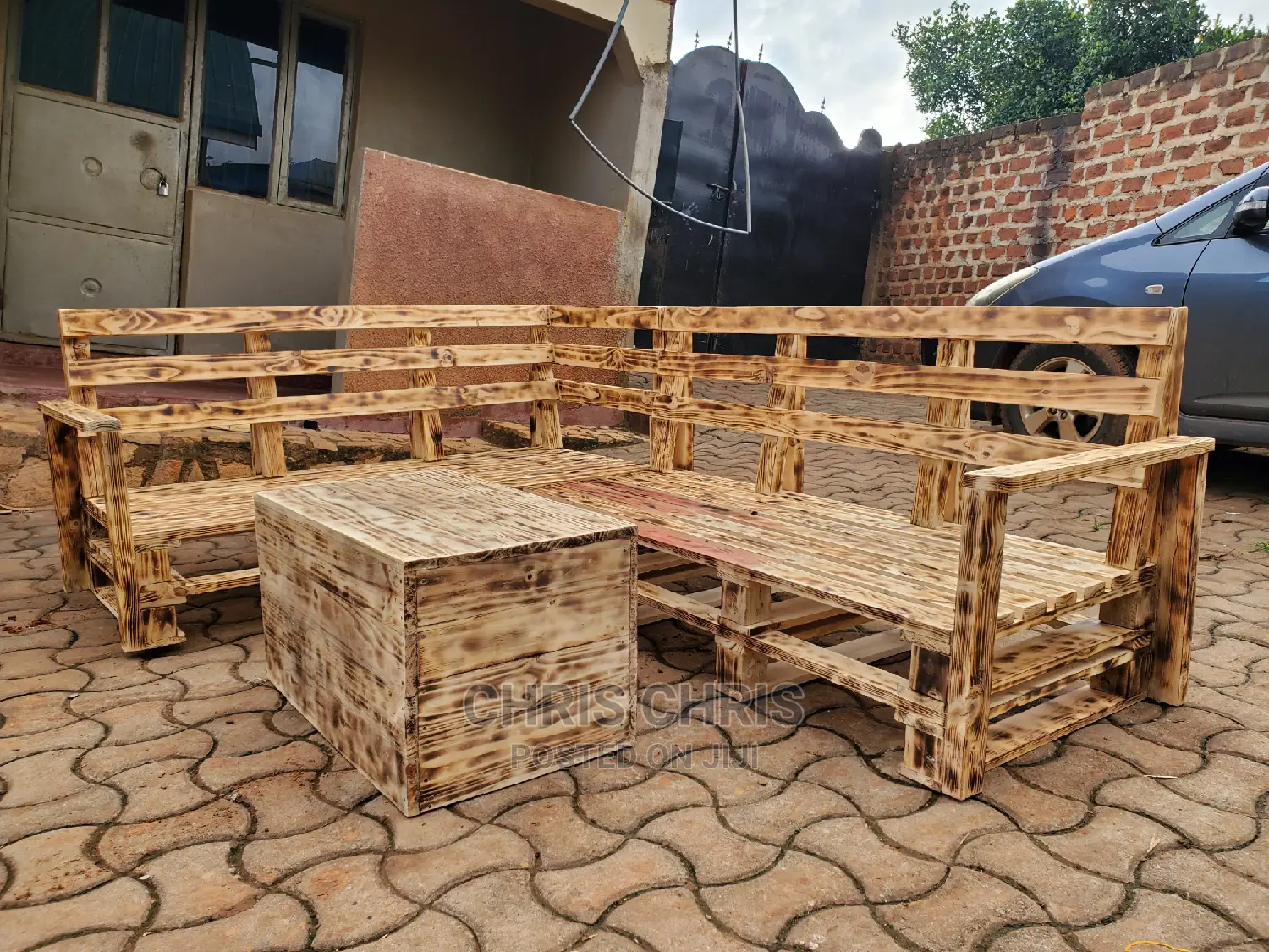 Garden Pallet Chairs And Tables