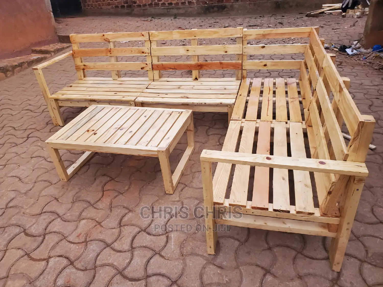 Garden Pallet Chairs And Tables