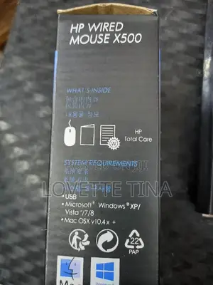 Hp Usb Mouse X500