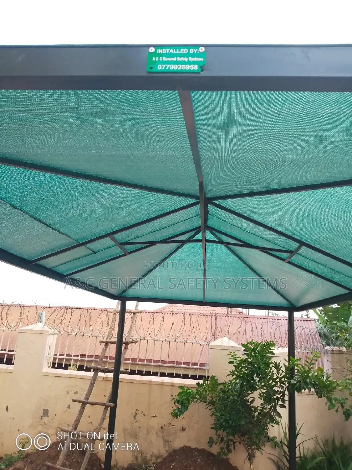 Single Car Shade Parking Canopy Water And Sun Proof