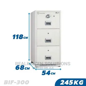 Korean Universal 245kg Fireproof Filling 3 Cabinet Safe