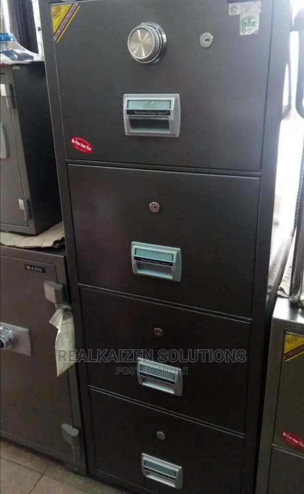 Korean Universal 320kg Fireproof Filling 4 Cabinet Safe