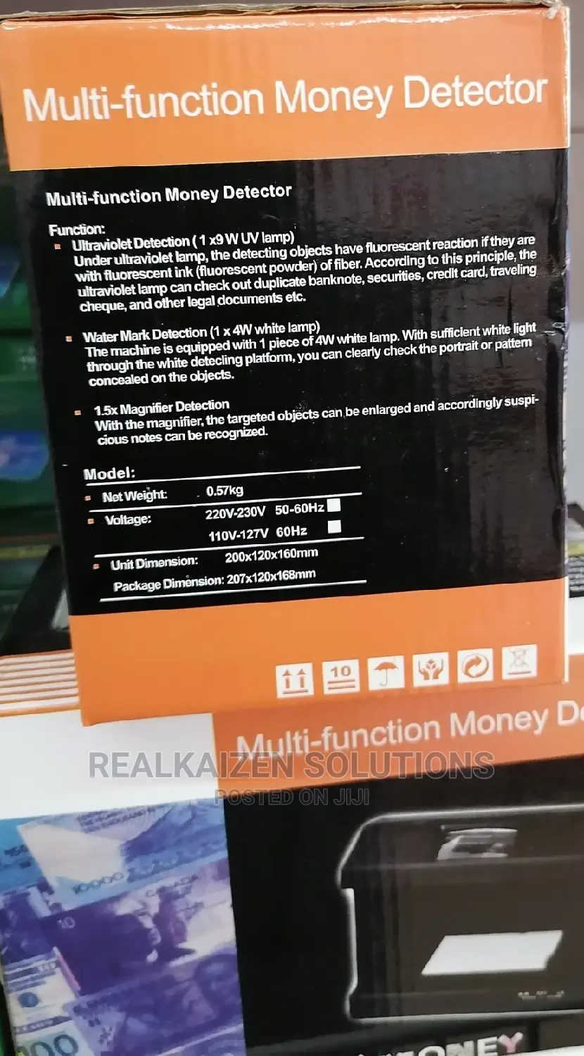 Counterfeit Money Detector in Central Division Store Equipment