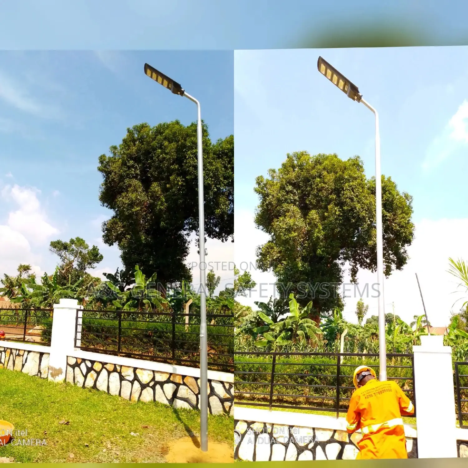 Solar Security Light With Stand Pole 200W Automatic On/Off