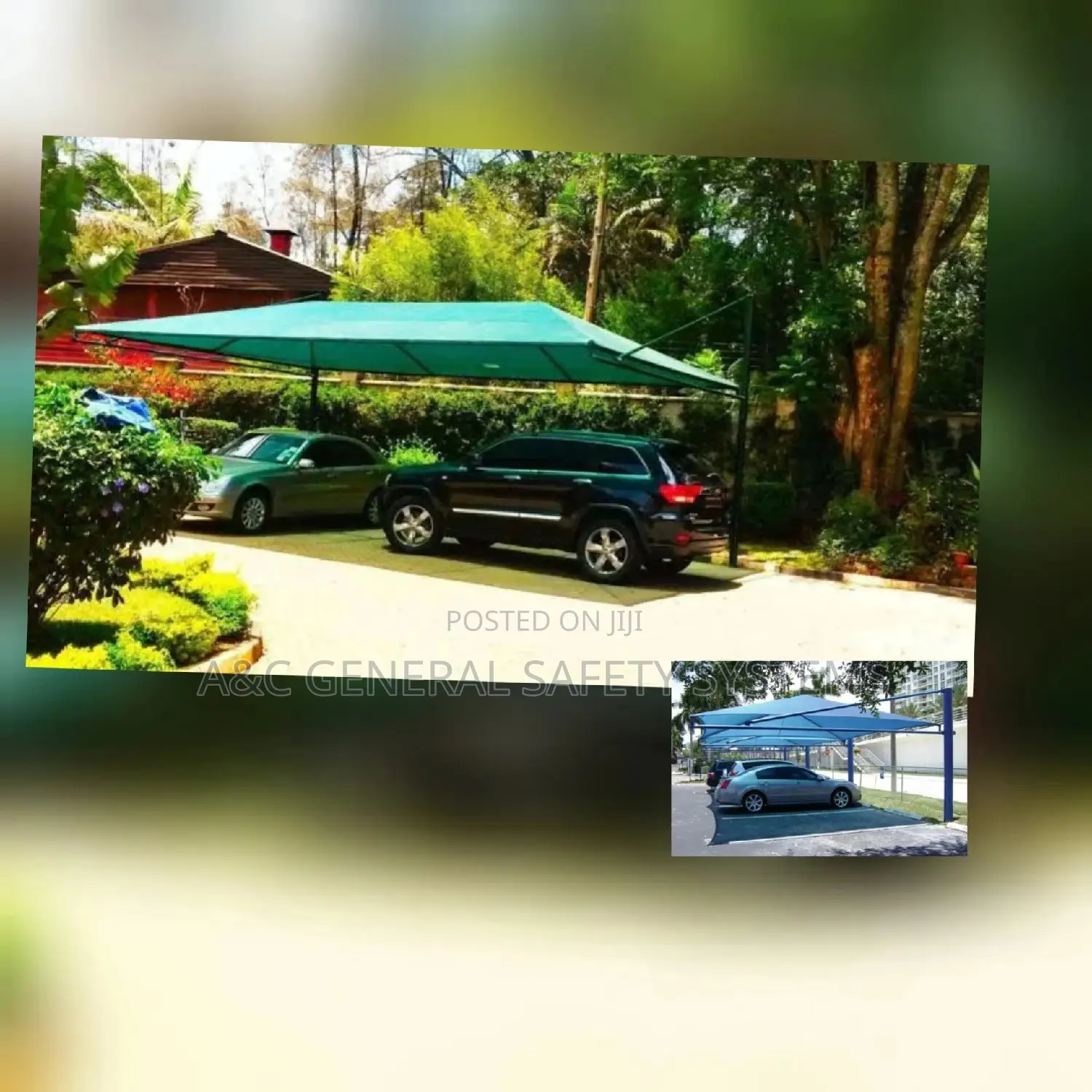 Car Shade Parking Double Cars Water And Sun Proof 100%