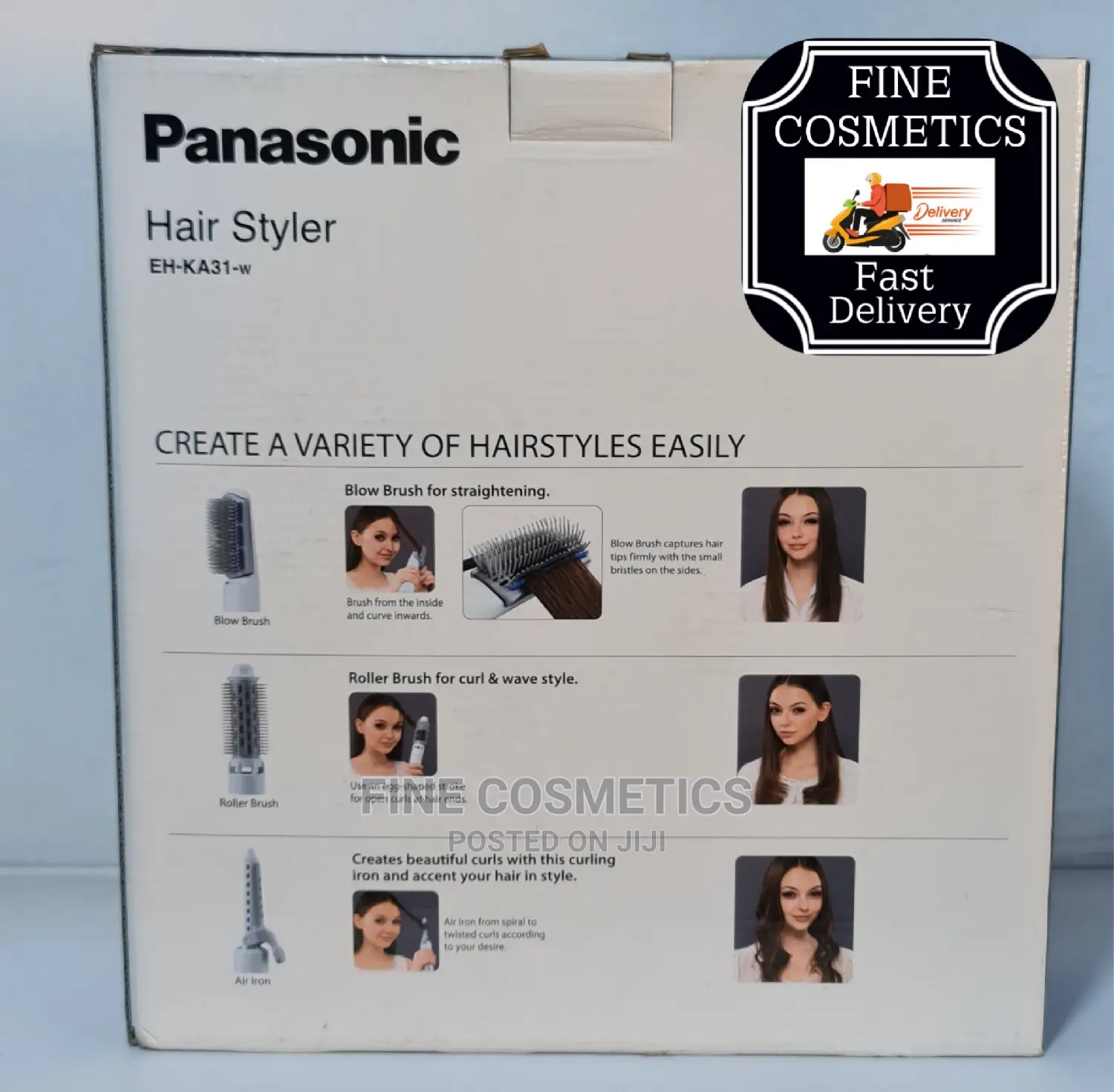NEW Electric Combs 4-In-1 Hair Straightening Stlyler Kit