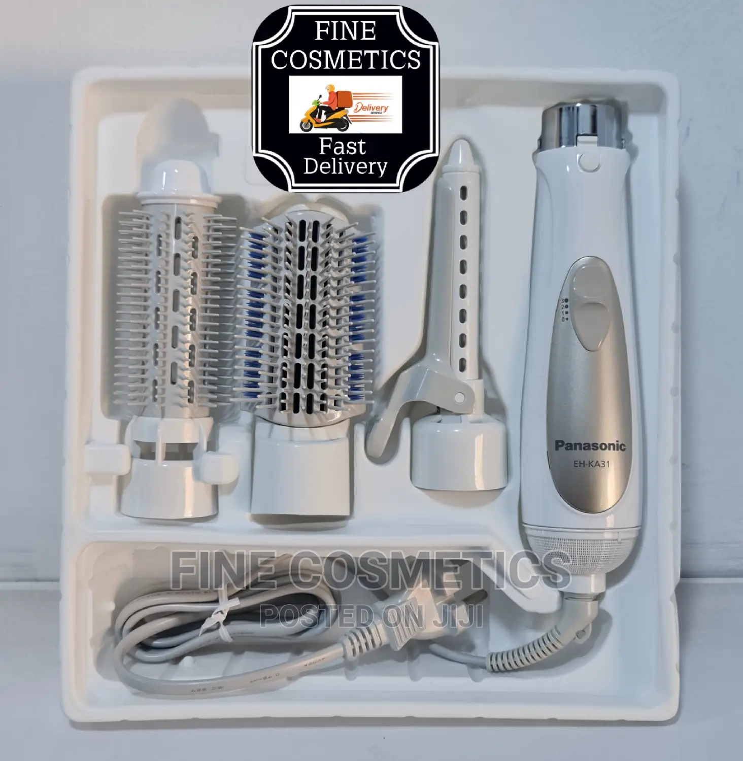 NEW Electric Combs 4-In-1 Hair Straightening Stlyler Kit