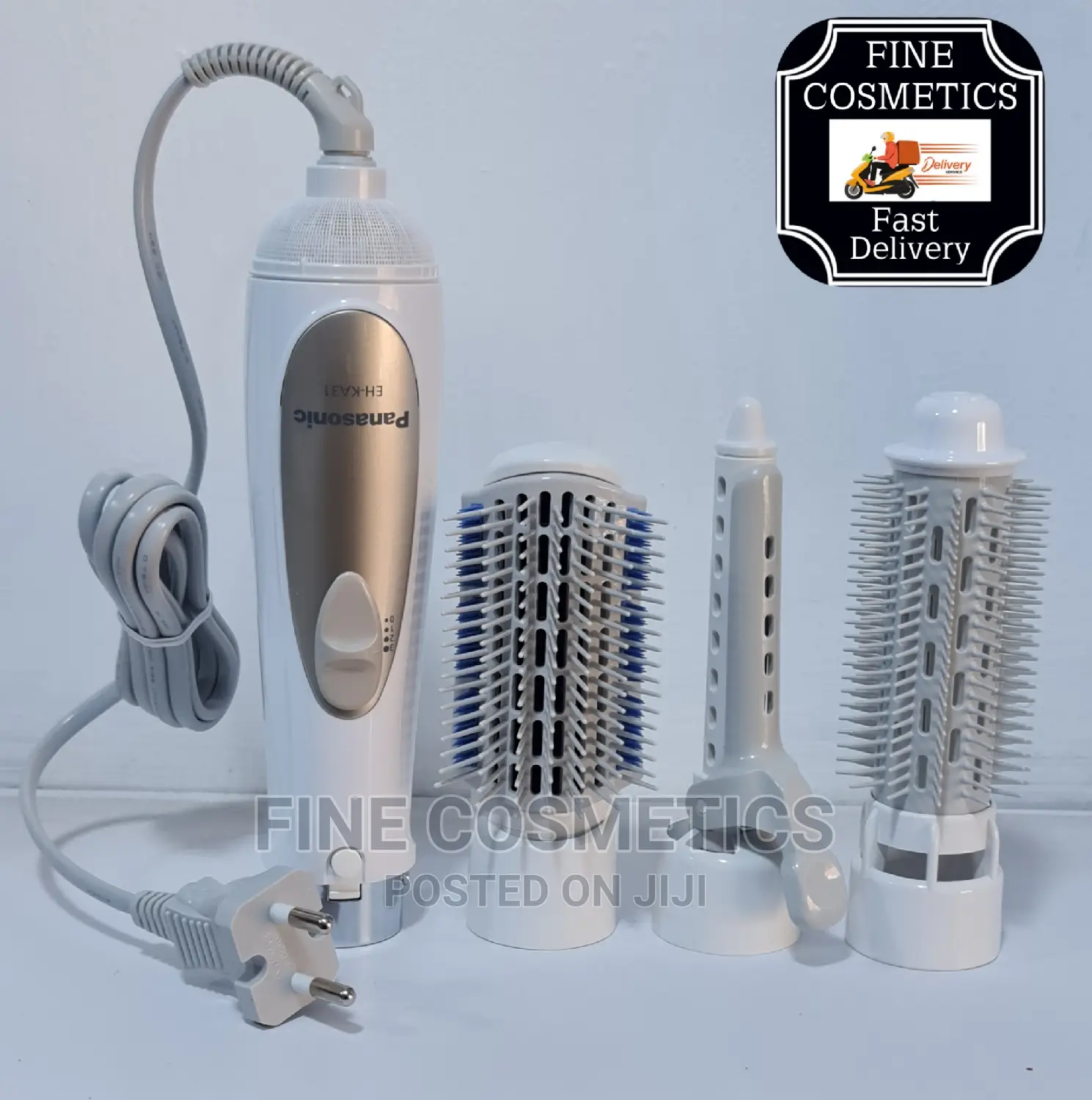 NEW Electric Combs 4-In-1 Hair Straightening Stlyler Kit