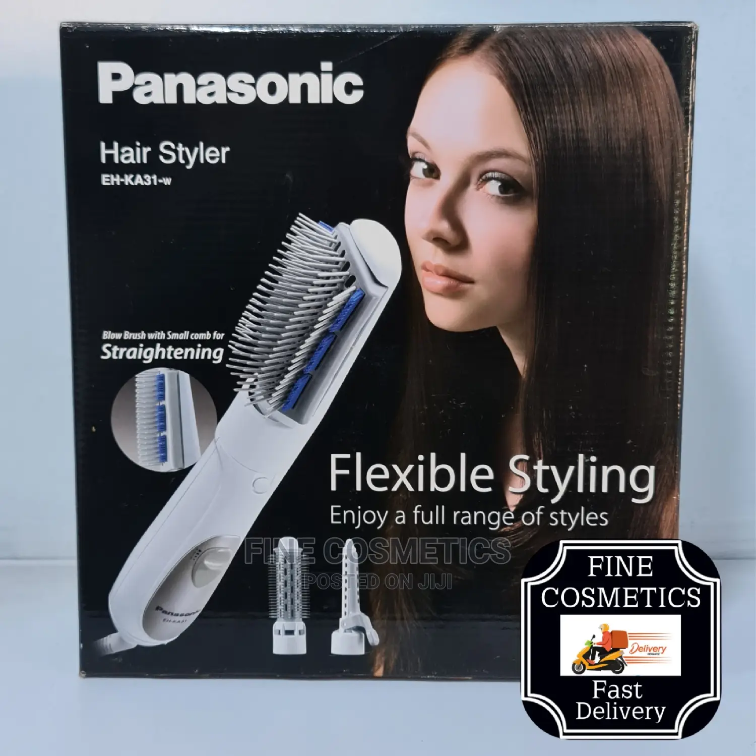 NEW Electric Combs 4-In-1 Hair Straightening Stlyler Kit