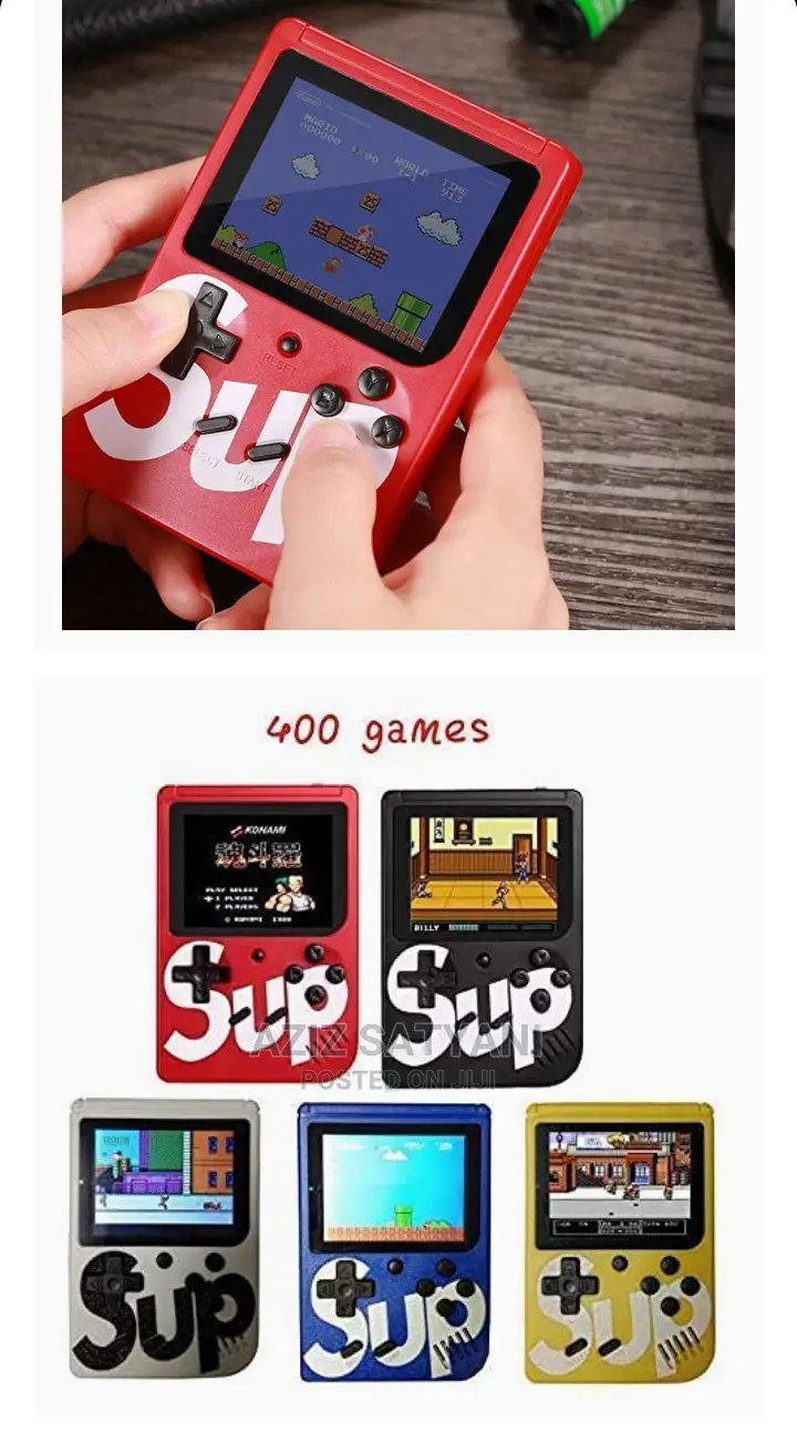 Sup Game Box Rchargable Conole/Led Scren/Retro Clasic Gaming
