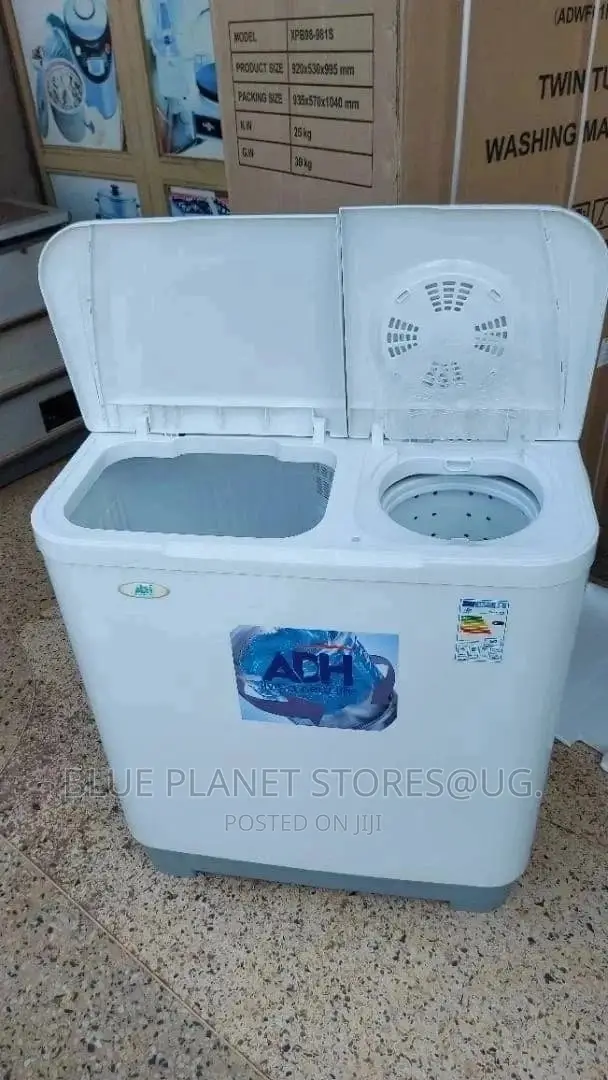ADH 10kgs Semi-Auto Twin Tub (Wash and Dry) Washing Machine