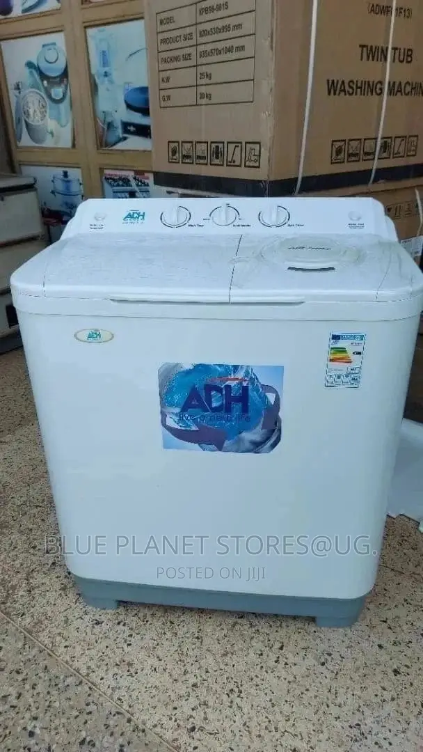 ADH 10kgs Semi-Auto Twin Tub (Wash and Dry) Washing Machine