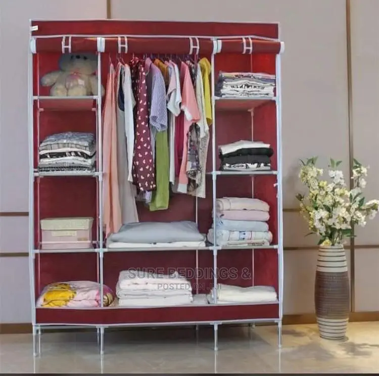 Wooden Frame Wardrobe in Different Colours