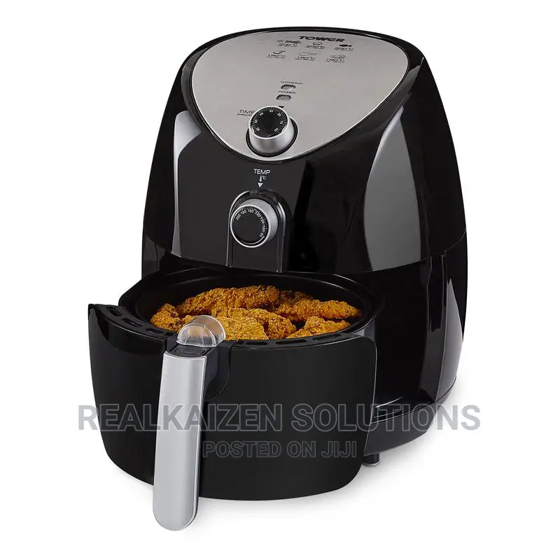 UK TOWER 4.3L Family Size Manual Air Fryer 1500W