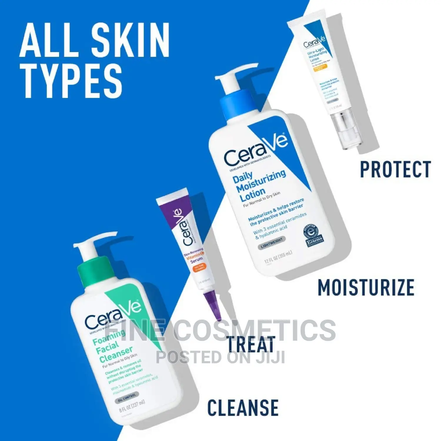 Cerave Foaming Facial Cleanser Daily Face Wash for Oily Skin