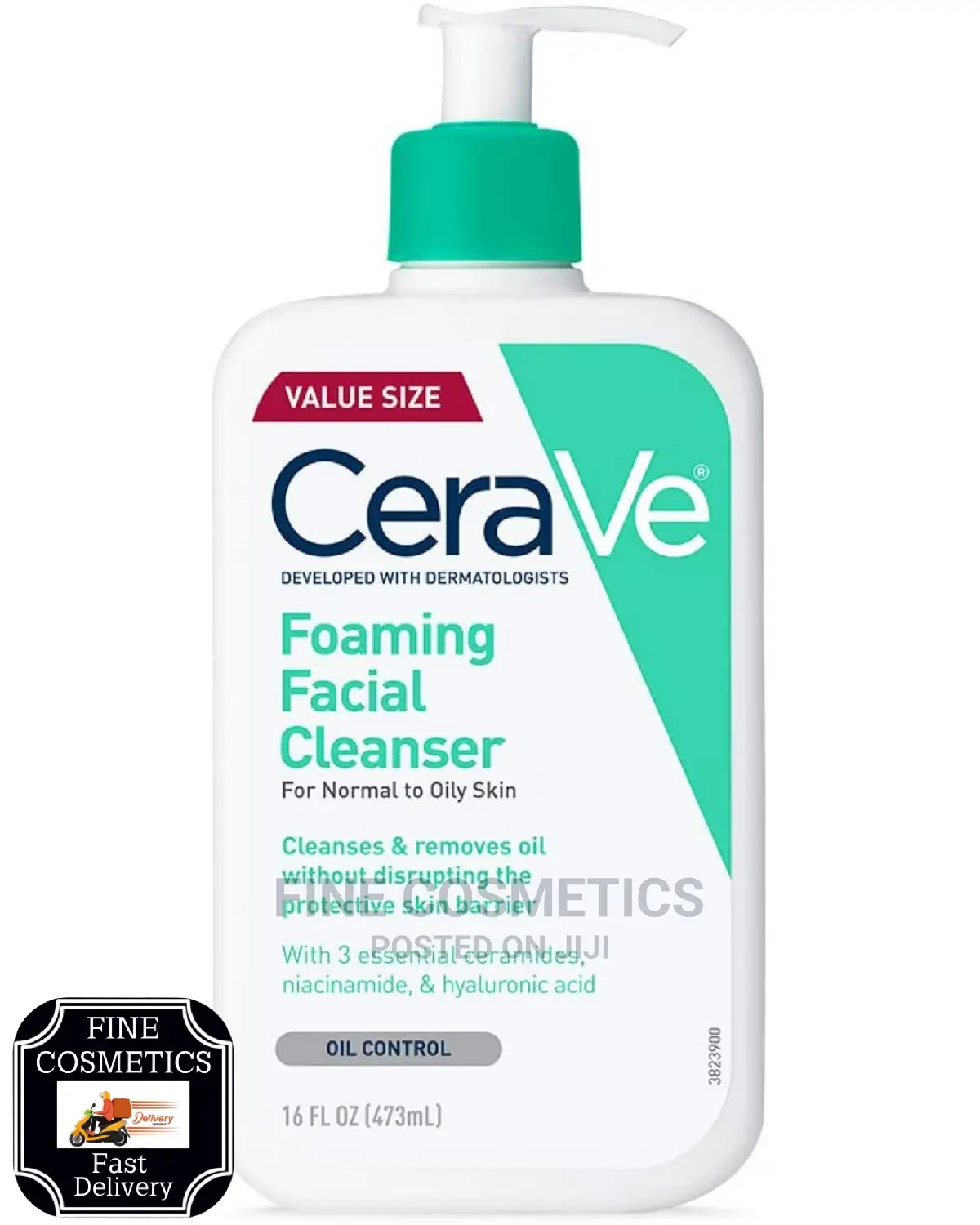 Cerave Foaming Facial Cleanser Daily Face Wash for Oily Skin