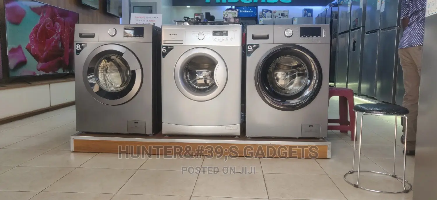Hisense Front Lorder Washing Machines Available in All Kilos