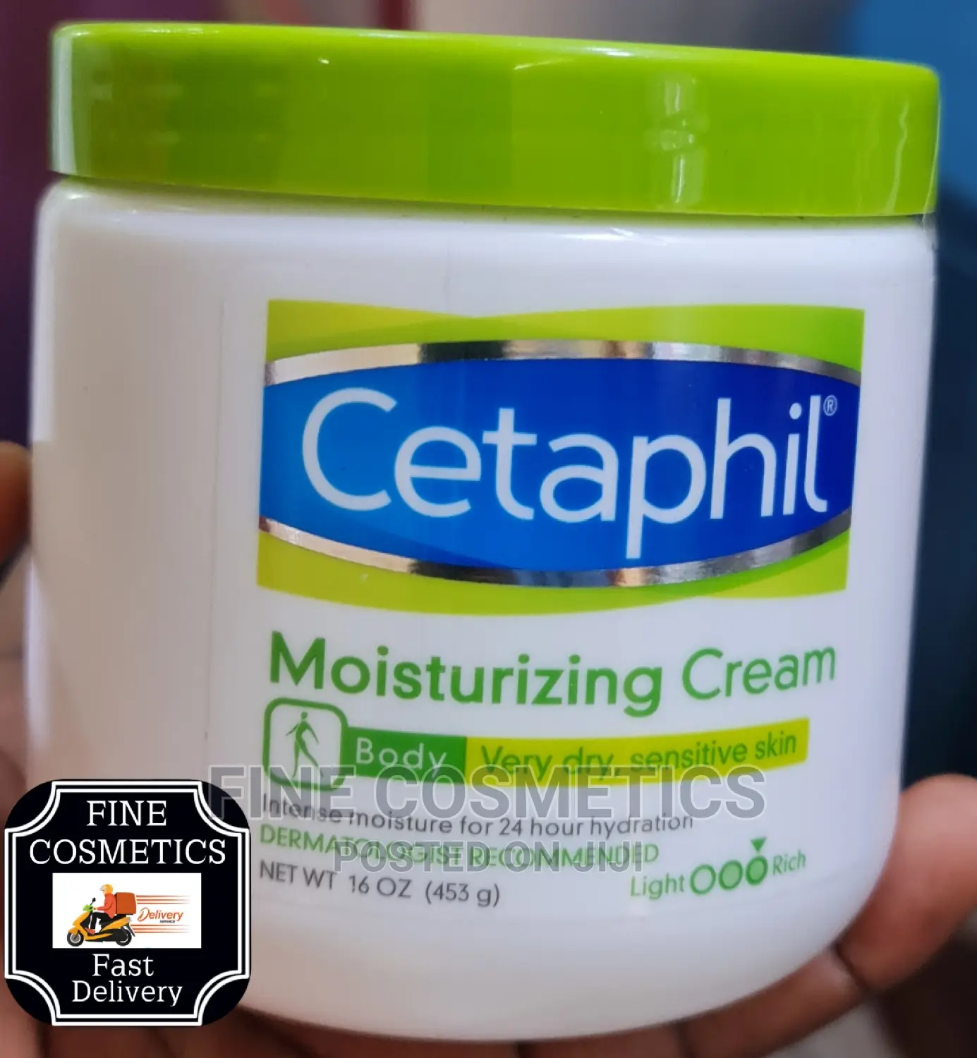 Cetaphil Moisturizing Cream for Dry/Sensitive Skin 453g