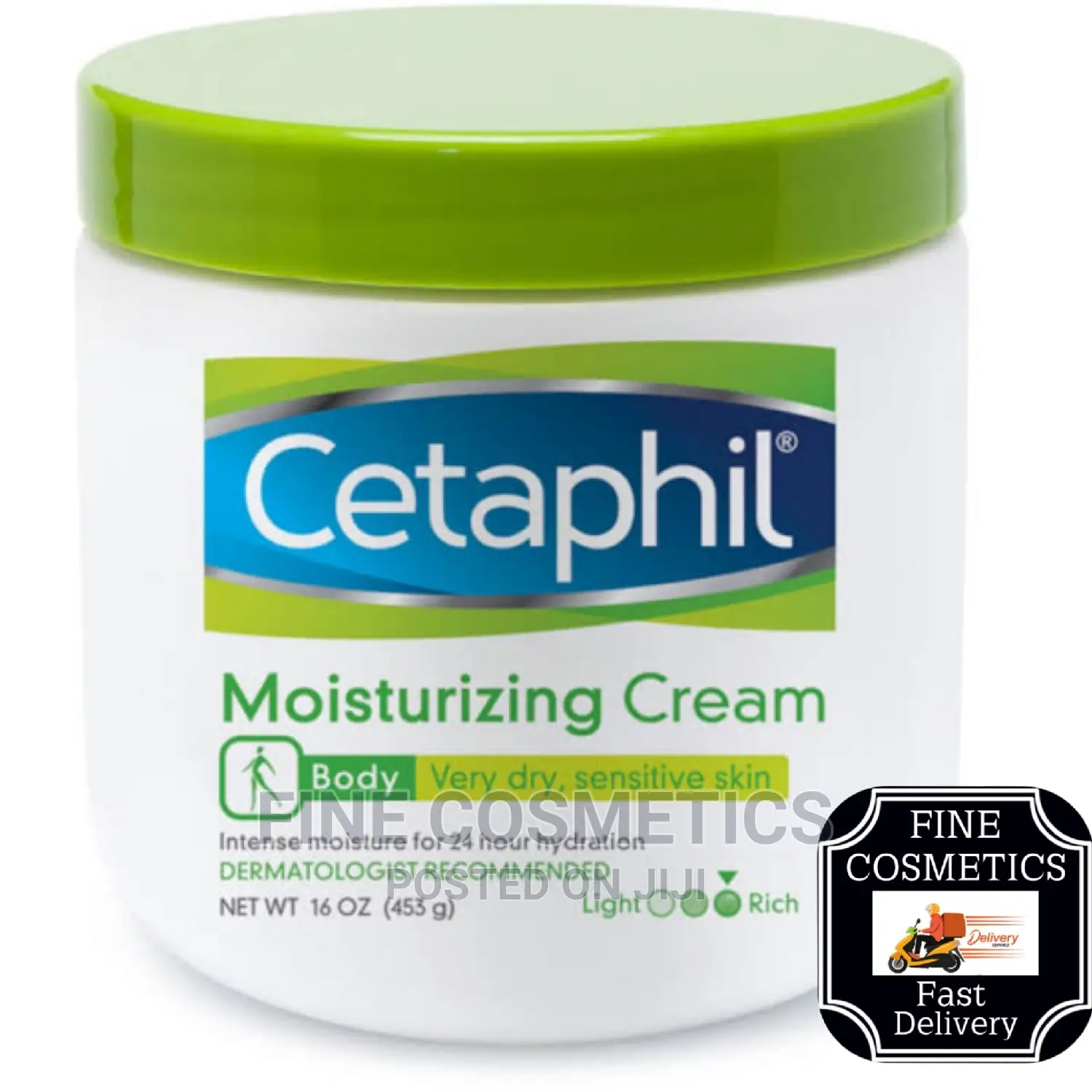 Cetaphil Moisturizing Cream for Dry/Sensitive Skin 453g