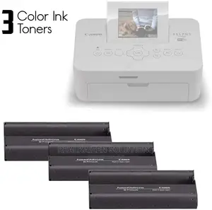 Canon Color Ink Paper Sheets + 3 Ink Toners for Canon Selphy