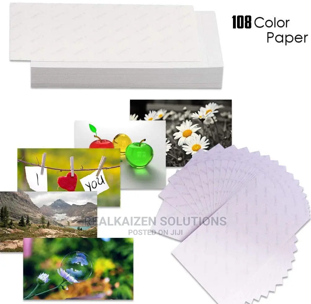 Canon Color Ink Paper Sheets + 3 Ink Toners for Canon Selphy