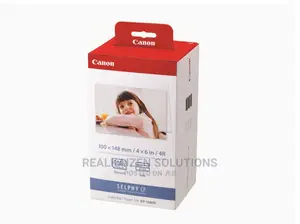 Canon Color Ink Paper Sheets + 3 Ink Toners for Canon Selphy