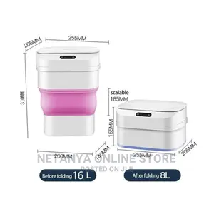 Smart Sensor Folding Trash Can
