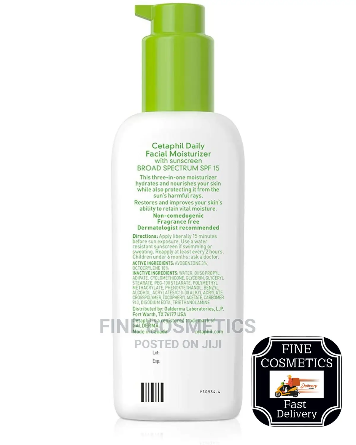 Cetaphil Daily Facial Moisturizer SPF 15 With Sunscreen 188g