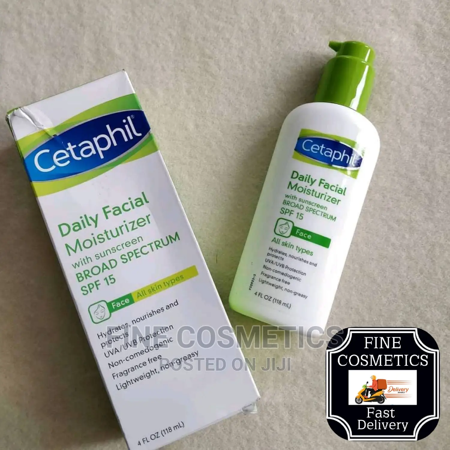 Cetaphil Daily Facial Moisturizer SPF 15 With Sunscreen 188g