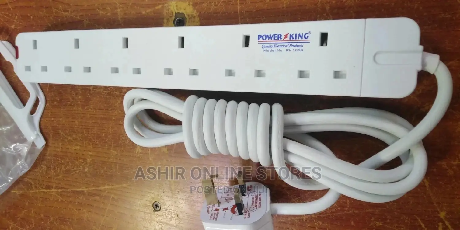 6way Power King Extension Socket