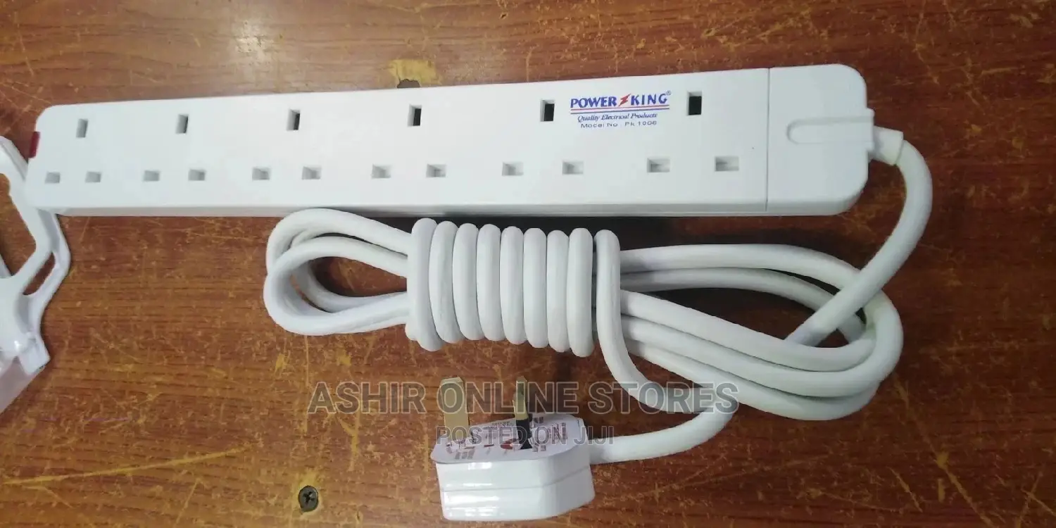 6way Power King Extension Socket
