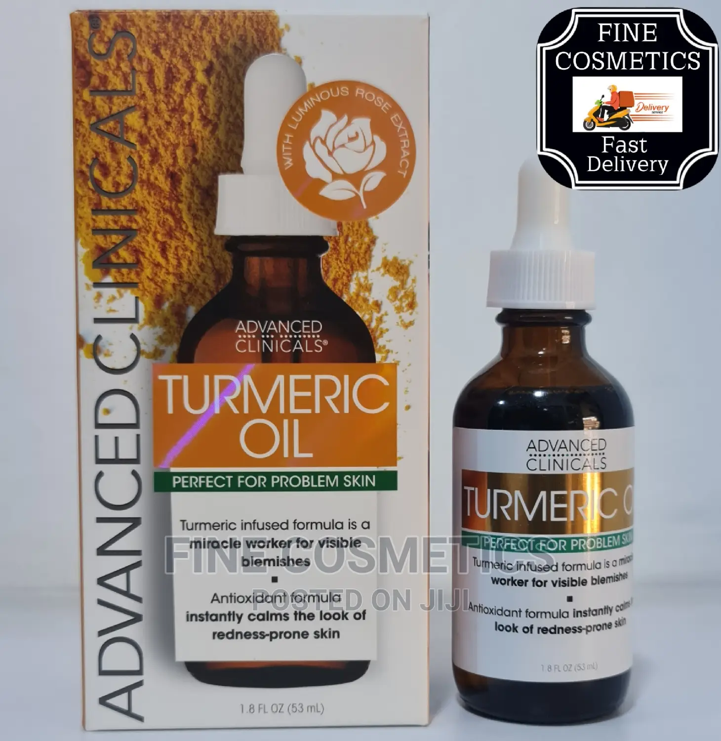 ADVANCED CLINICALS Tumeric Oil Perfect For Skin Problems 53g