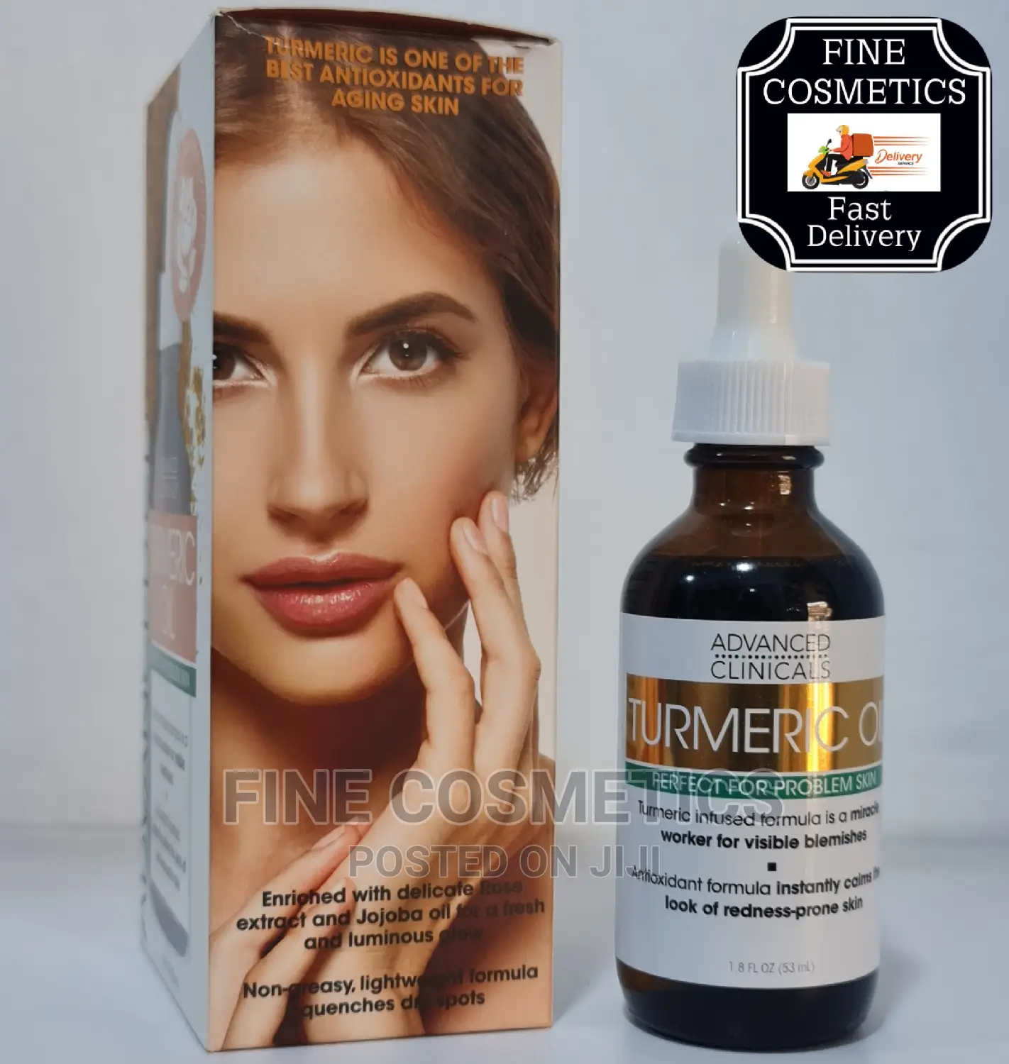 ADVANCED CLINICALS Tumeric Oil Perfect For Skin Problems 53g