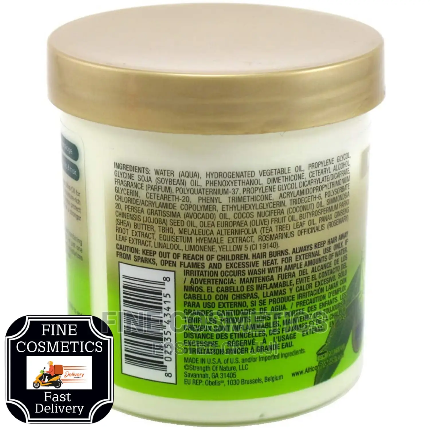 AFRICAN PRIDE Olive Miracle Anti-Breakage Leave in Treatment