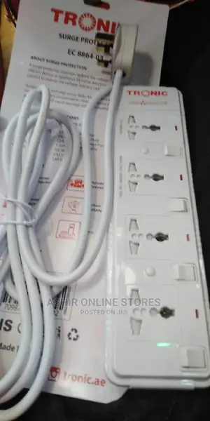 Original 4way Extension Socket With Surge Protector