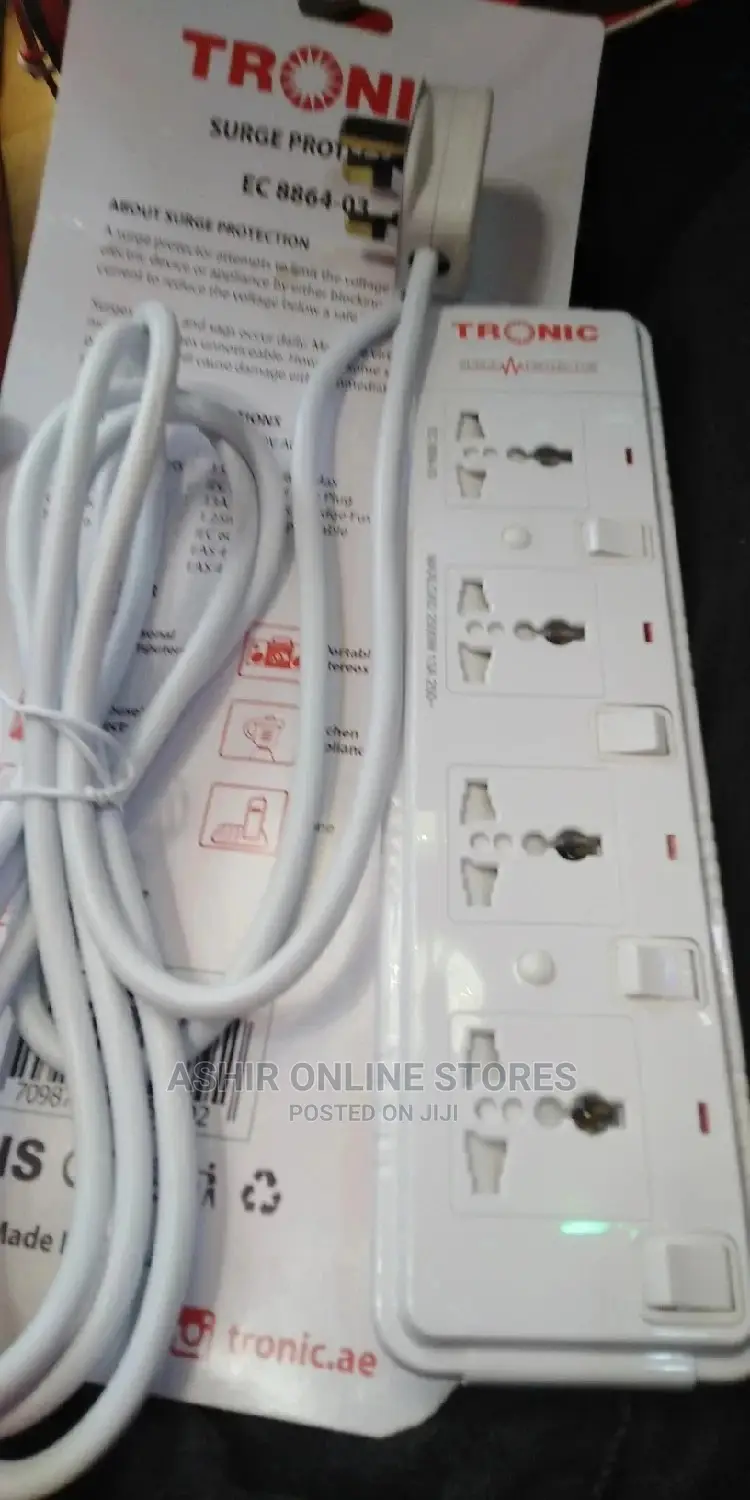 Original 4way Extension Socket With Surge Protector