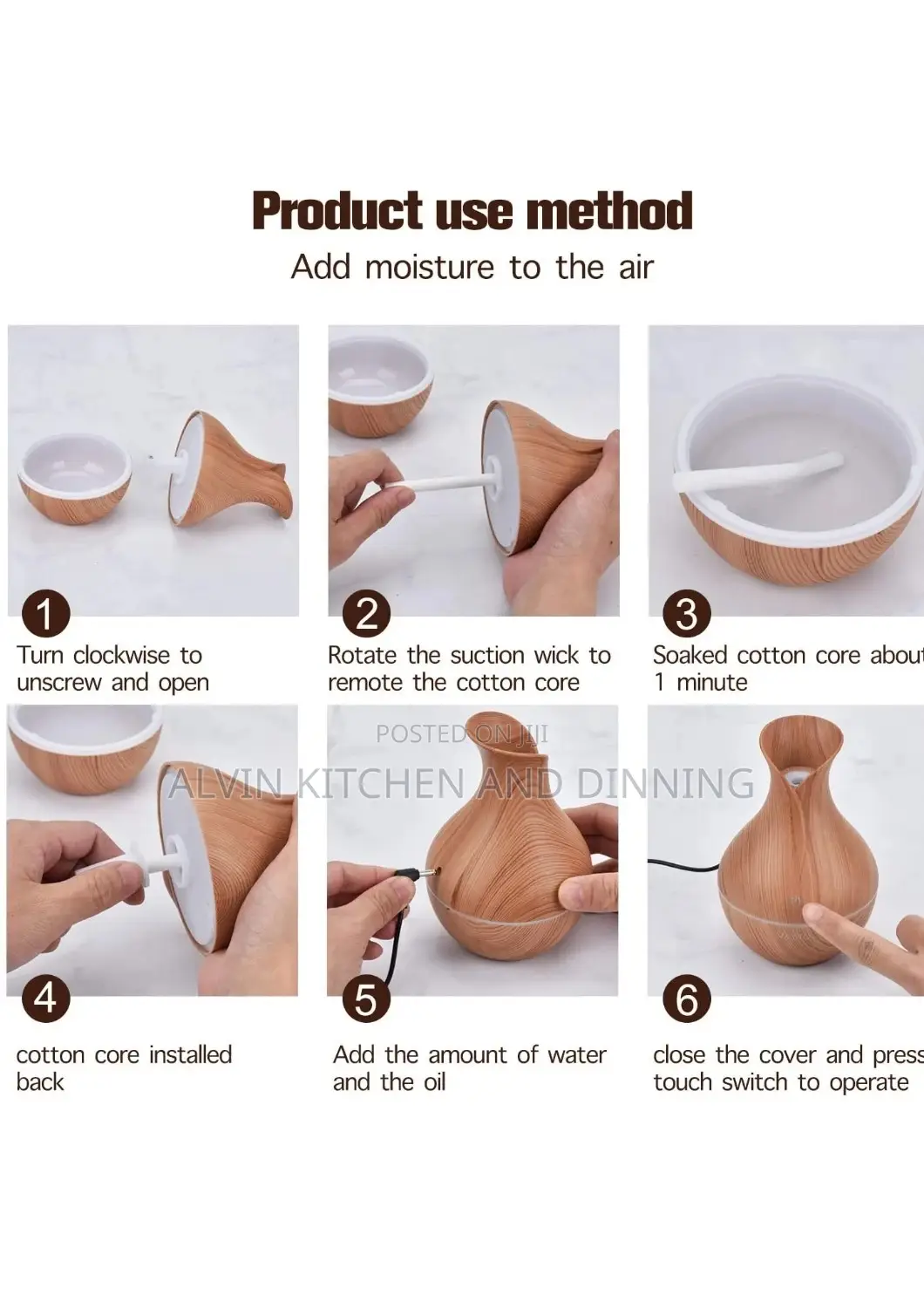 Humidifier With Essential Oils