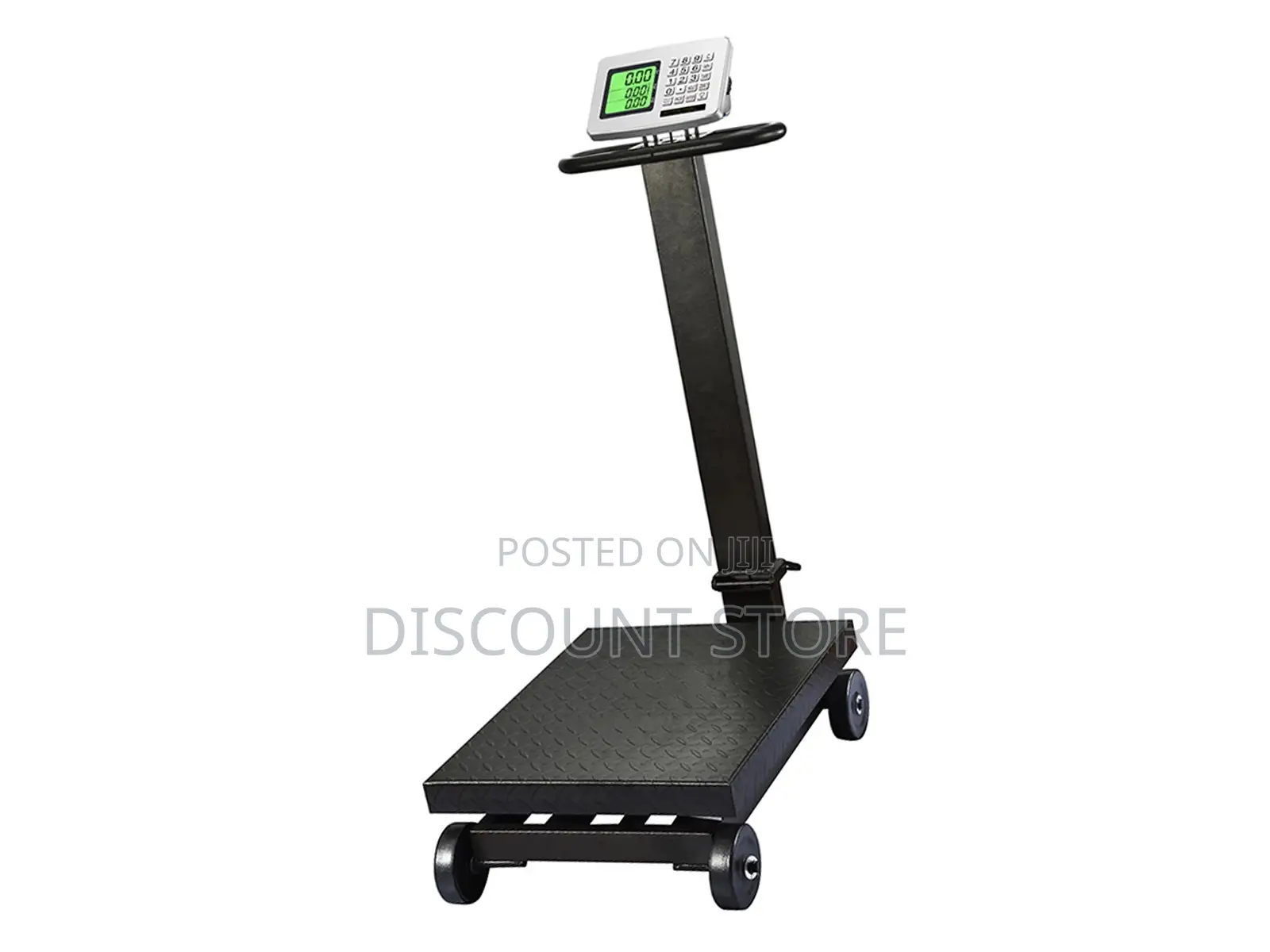 Commercial Platform Scales With Rollers 