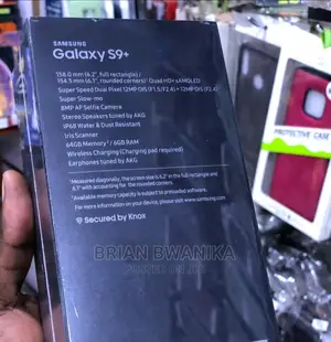 New Samsung Galaxy S9 Plus 64 GB Black