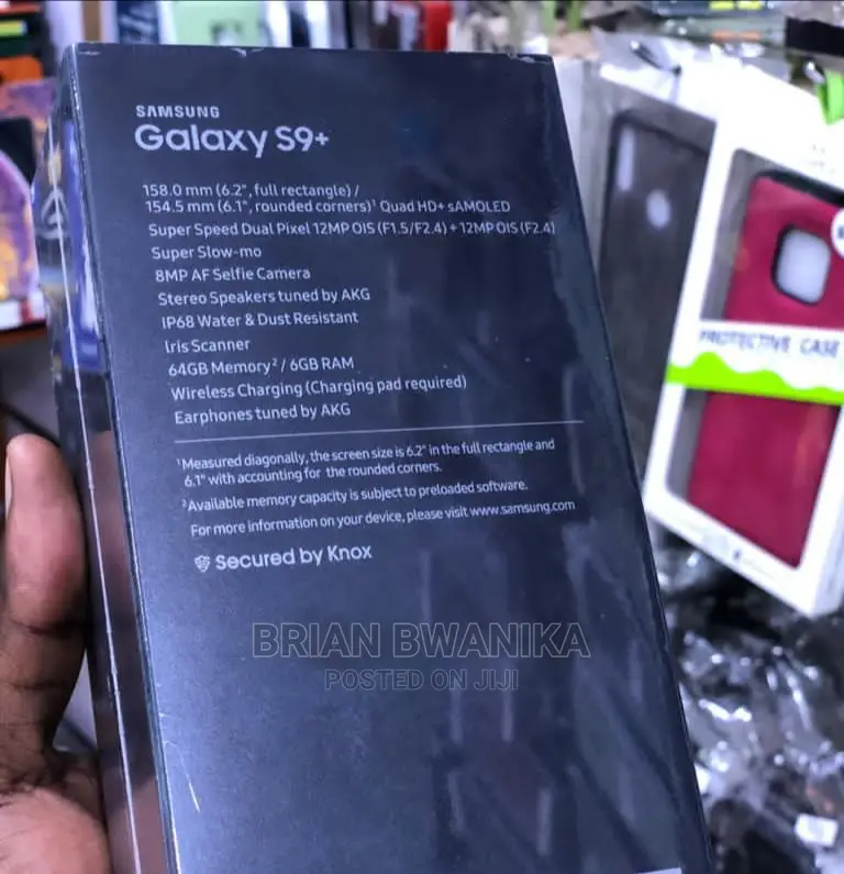 New Samsung Galaxy S9 Plus 64 GB Black