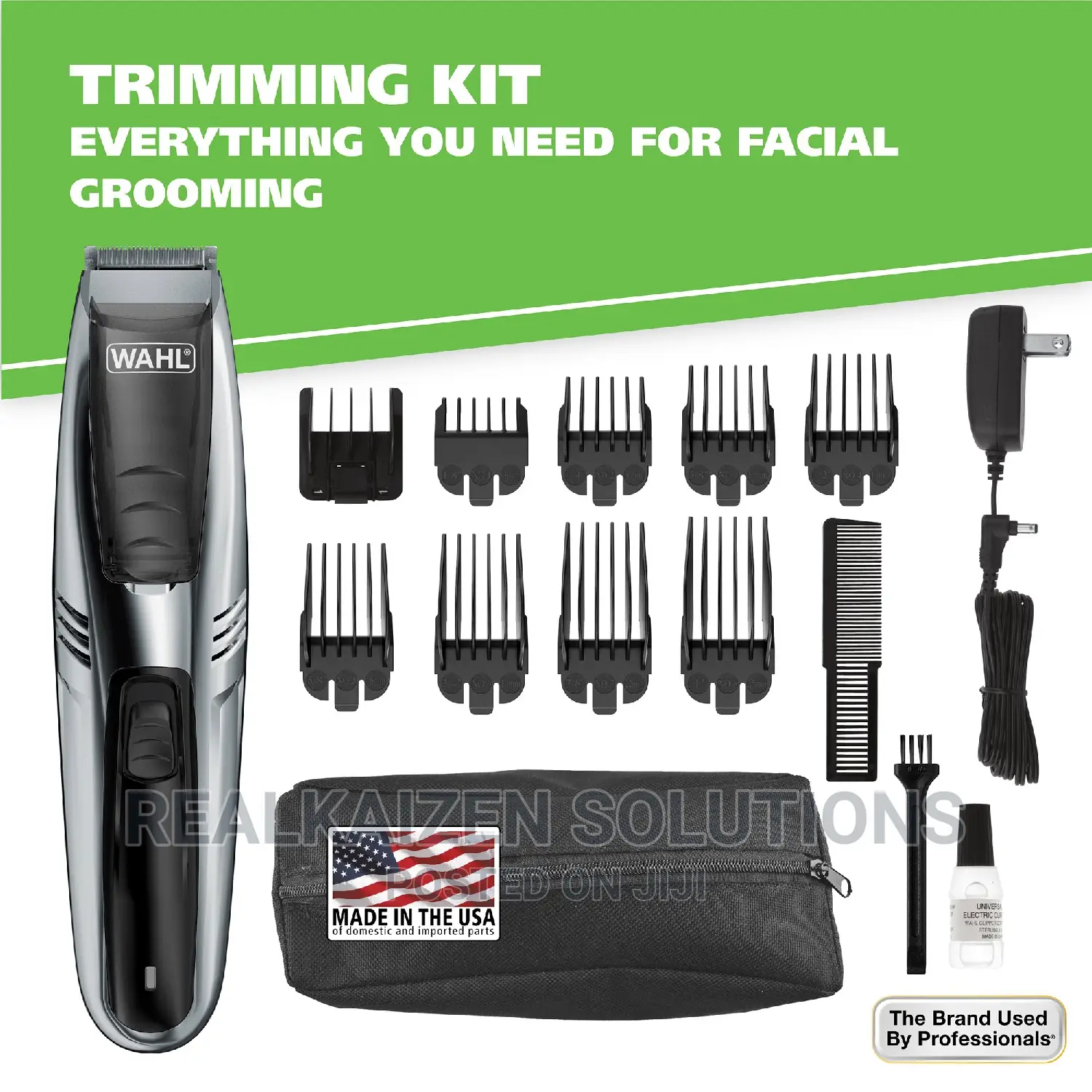 Wahl Cordless Vacuum Trimmer Kit With Powerful Hair Suction