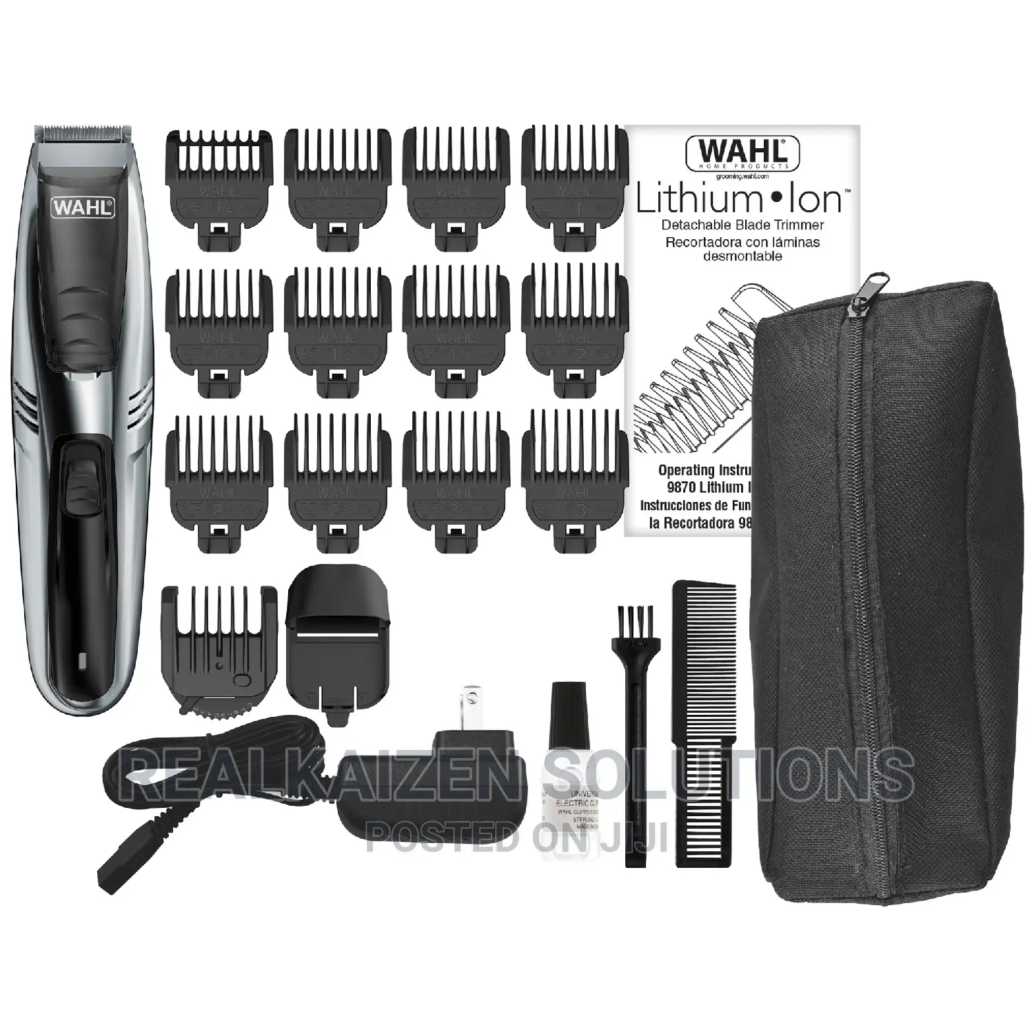Wahl Cordless Vacuum Trimmer Kit With Powerful Hair Suction